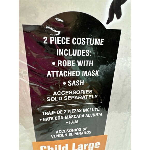 Phantom of Darkness Costume Size Child Large Robe‎ Mask Sash Halloween - Picture 2 of 4